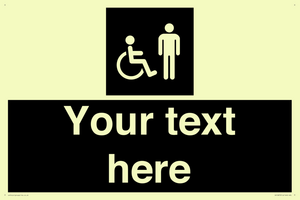 Custom information: black panel disabled and male